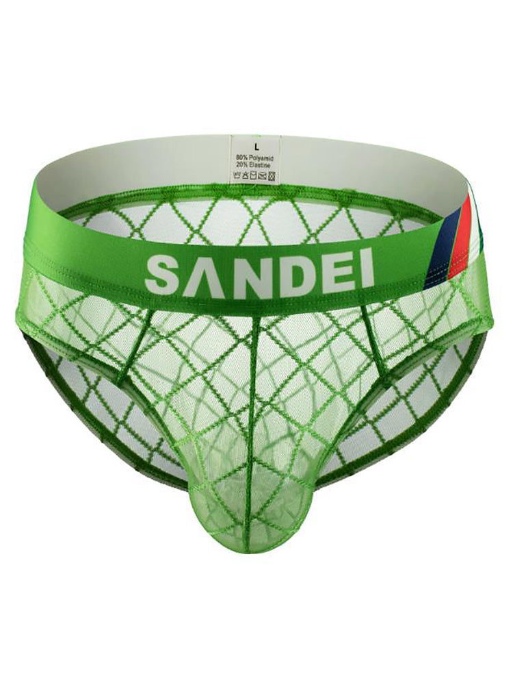 3 Pack Sexy Mesh T-back Thongs for Men | dmunderwear detail image 15