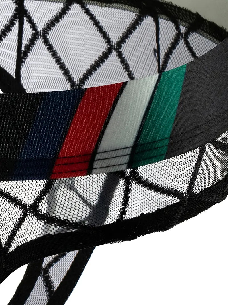 3 Pack Sexy Mesh T-back Thongs for Men | dmunderwear detail image 9