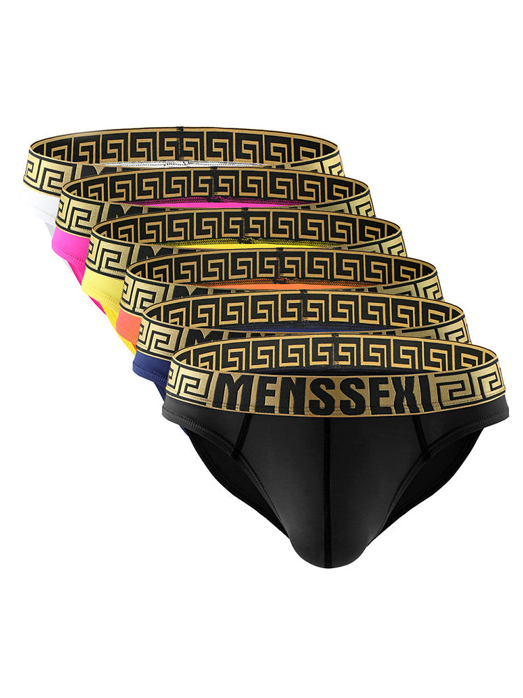 3 Pack Sexy Super Soft Ice Silk Men's Bikini | dmunderwear detail image 15