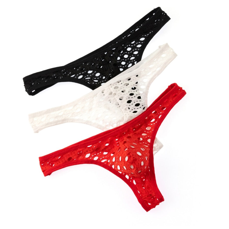3 Pack Shredded Thong | dmunderwear