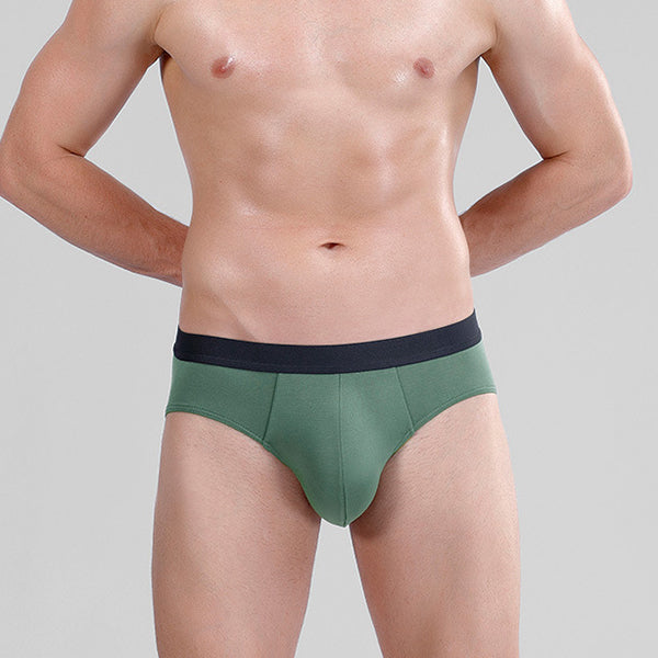 3 Pack Soft Modal Cotton Large Pouch Briefs | dmunderwear detail image 12