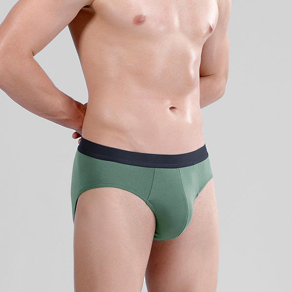 3 Pack Soft Modal Cotton Large Pouch Briefs | dmunderwear detail image 13