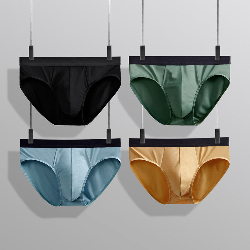 3 Pack Soft Modal Cotton Large Pouch Briefs | dmunderwear detail image 15
