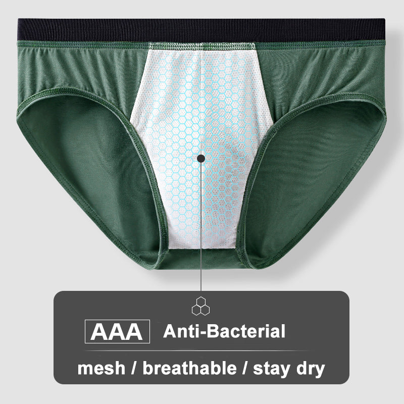 3 Pack Soft Modal Cotton Large Pouch Briefs | dmunderwear detail image 7