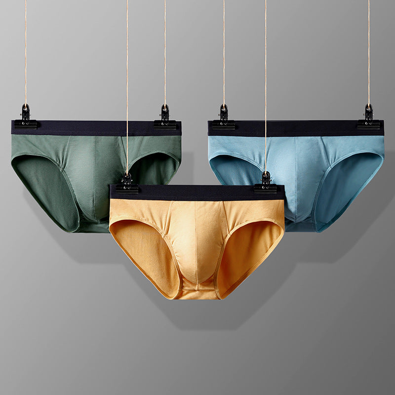 3 Pack Soft Modal Cotton Large Pouch Briefs | dmunderwear detail image 9