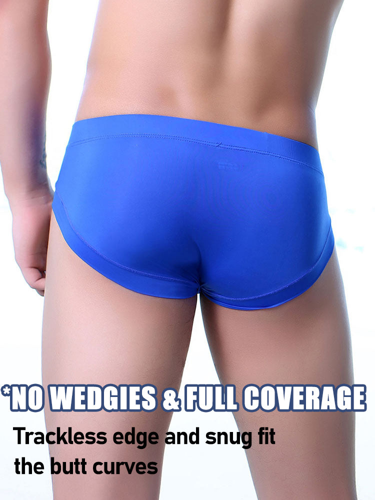 3 Pack Summer Men's Brief With Support Pouch | dmunderwear detail image 4