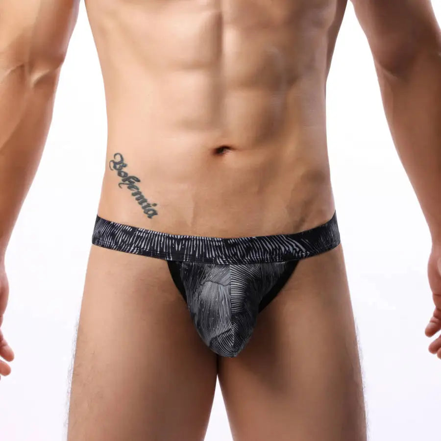 3 Pack Texture Tanga Thong | dmunderwear detail image 8