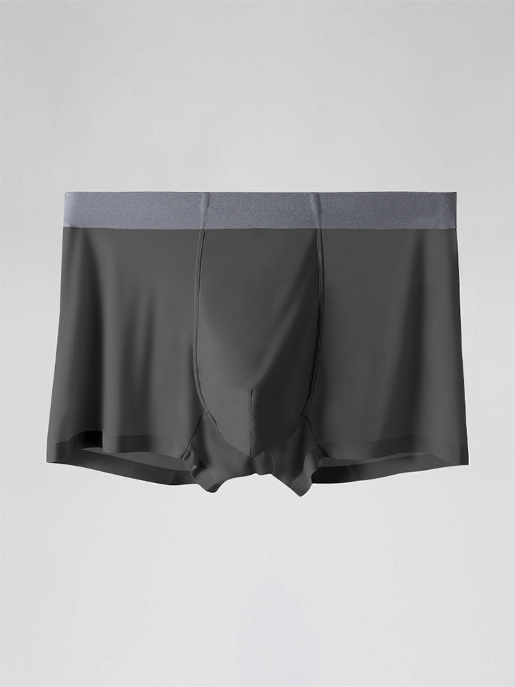 3 Pack Trackless Summer Ultra Thin Pouch Men's Trunks | dmunderwear detail image 11
