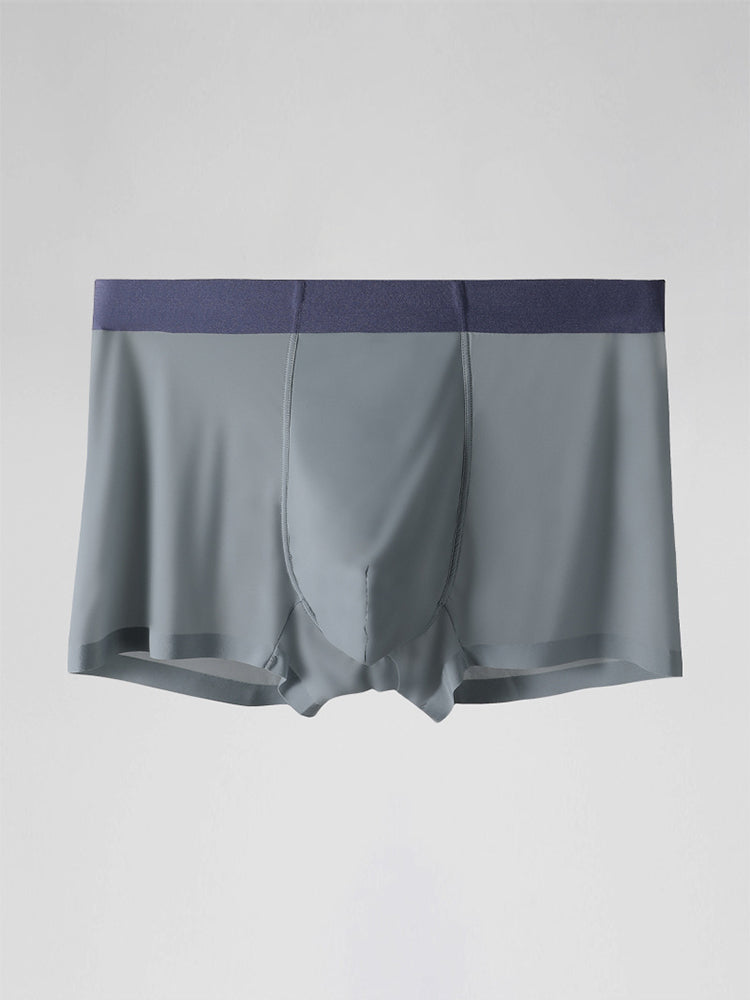 3 Pack Trackless Summer Ultra Thin Pouch Men's Trunks | dmunderwear detail image 15