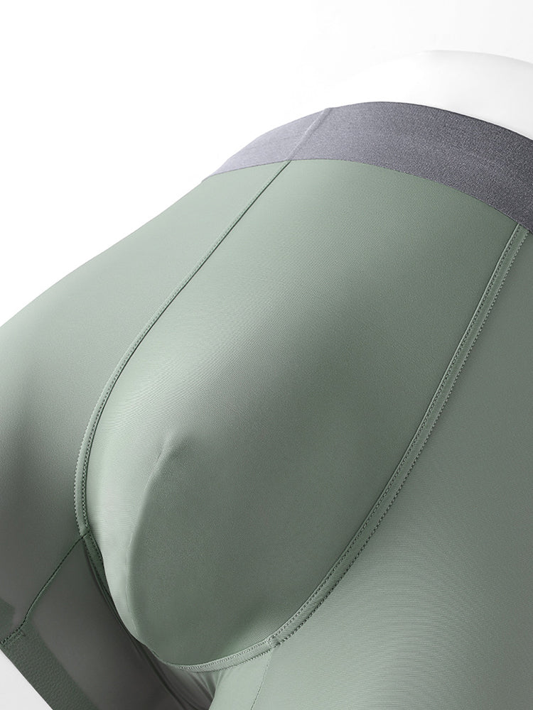 3 Pack Trackless Summer Ultra Thin Pouch Men's Trunks | dmunderwear detail image 7