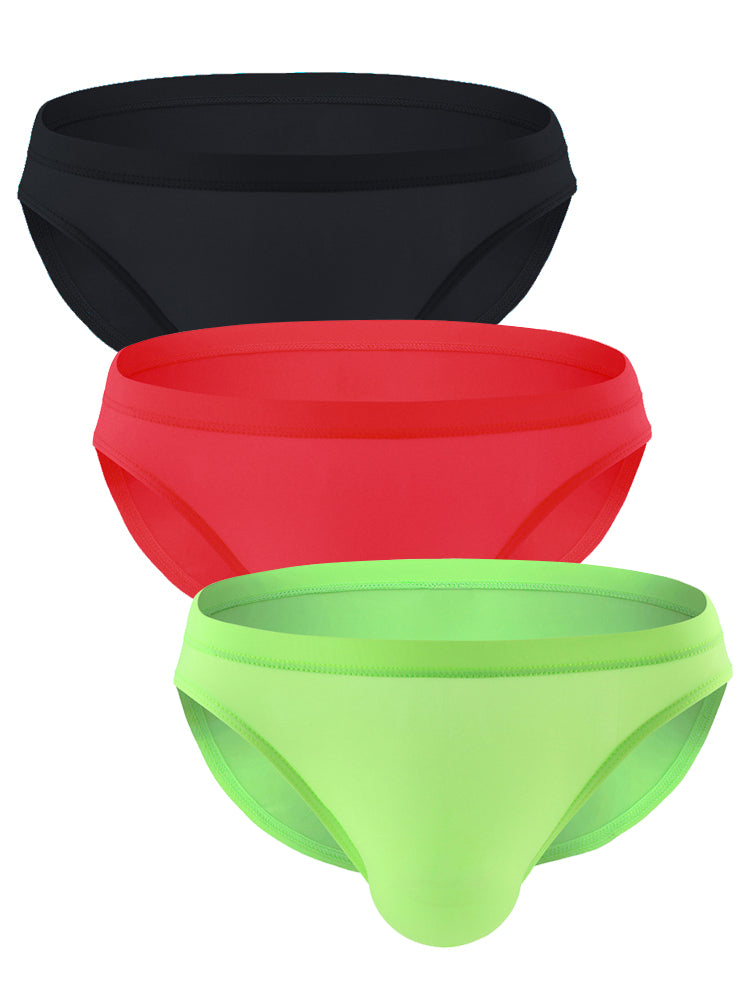 3 Pack Translucent U Convex Pouch Bikini For Men | dmunderwear detail image 20