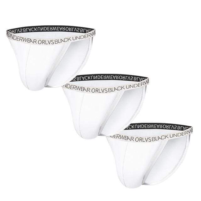 3 Pack Vogue Tanga Briefs | dmunderwear detail image 2