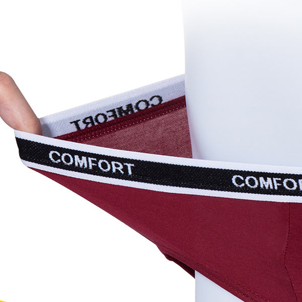 3 Pcs Modal Soft Breathable Solid Men's Briefs Set | dmunderwear detail image 7