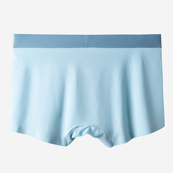 3 Pcs Ultra-thin Solid Men's Trunk Sets | dmunderwear detail image 3