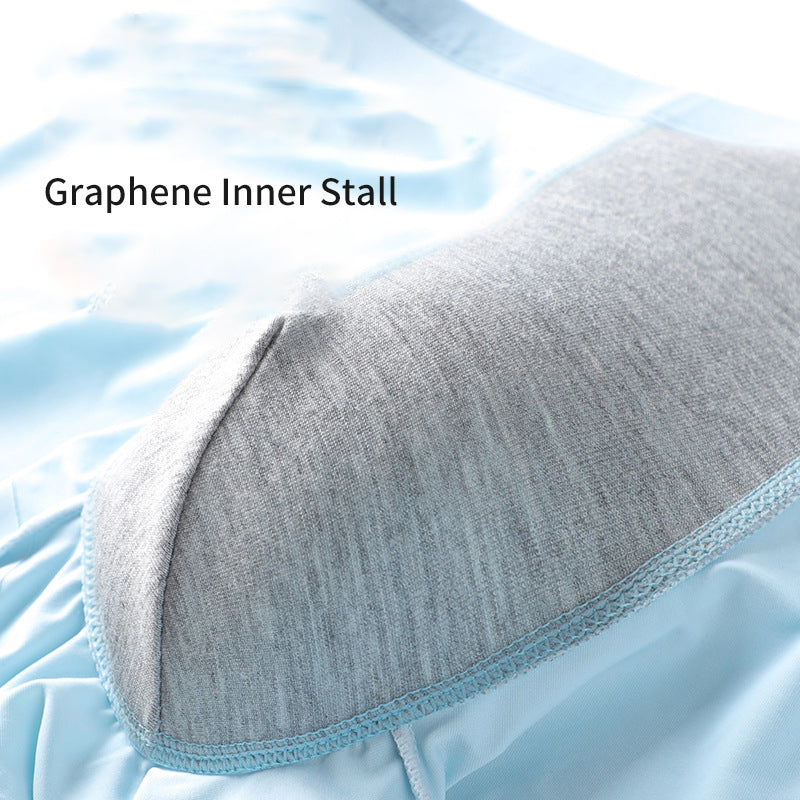 3 Pcs Ultra-thin Solid Men's Trunk Sets | dmunderwear detail image 5