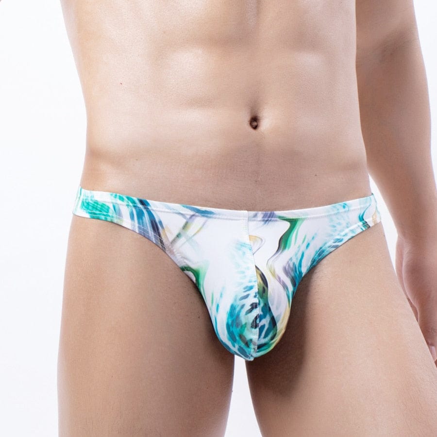 4 Pack Bold Print Thongs | dmunderwear detail image 2