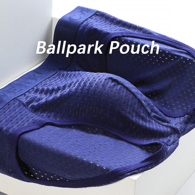 4 Pack Breathable Ice Silk Antibacterial Men's Briefs | dmunderwear detail image 10