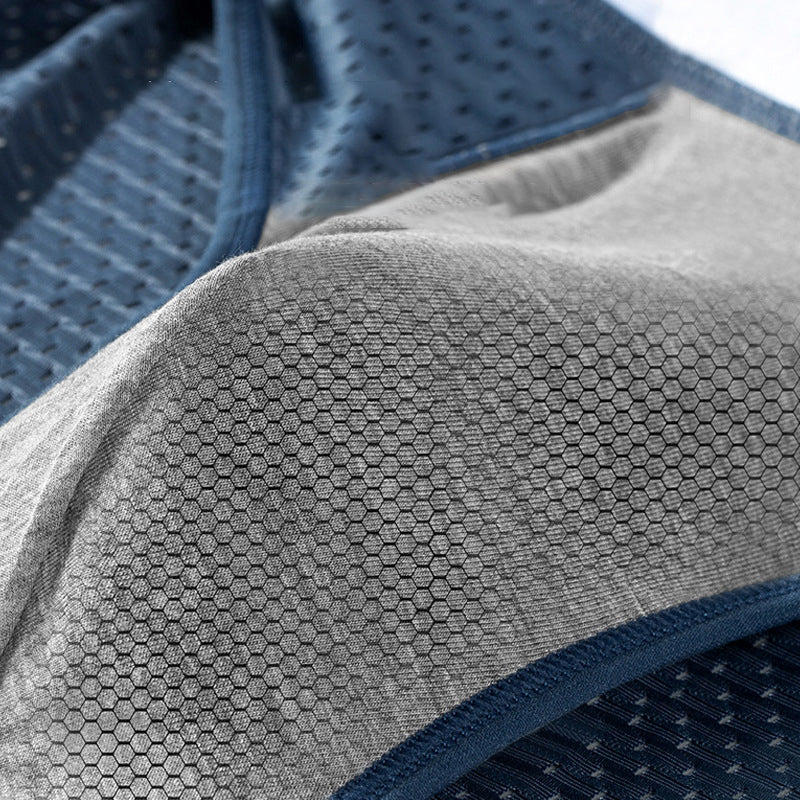 4 Pack Breathable Ice Silk Antibacterial Men's Briefs | dmunderwear detail image 8