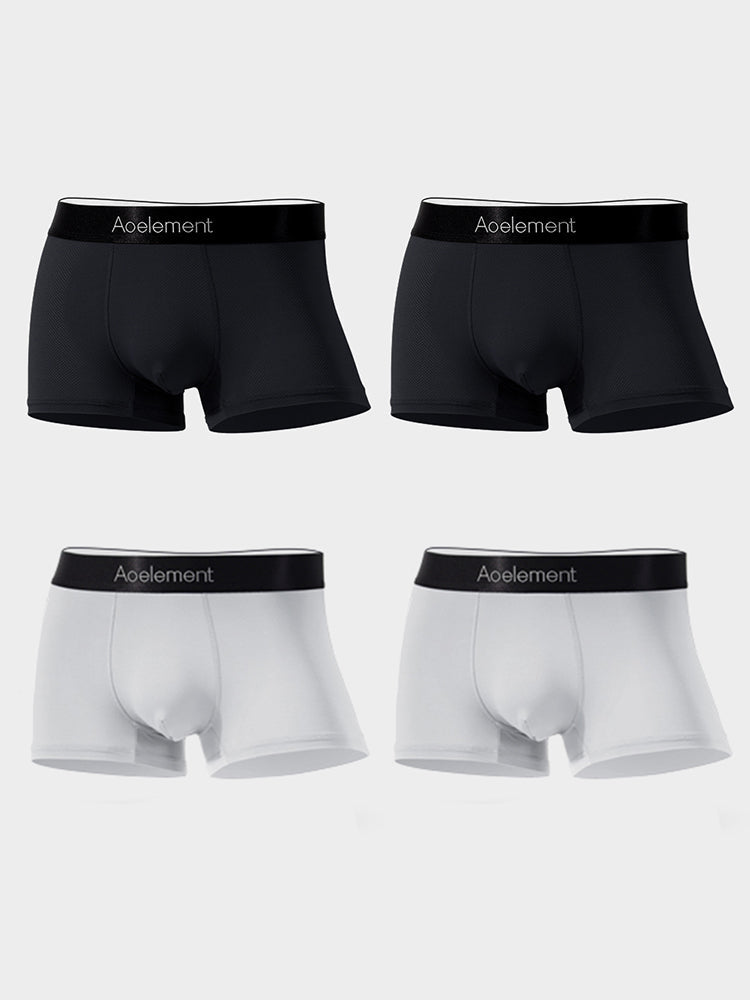 4 Pack Breathable Mesh Antibacterial Men's Underwear | dmunderwear detail image 12