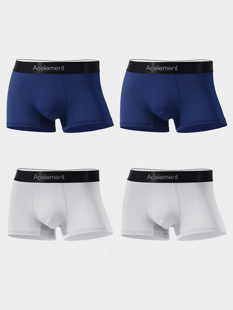 4 Pack Breathable Mesh Antibacterial Men's Underwear | dmunderwear detail image 17