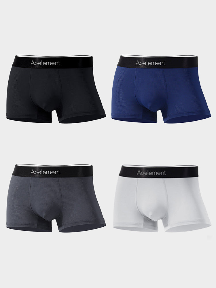 4 Pack Breathable Mesh Antibacterial Men's Underwear | dmunderwear detail image 2