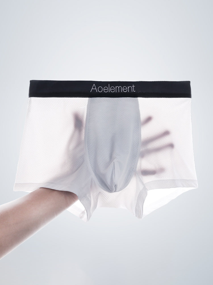 4 Pack Breathable Mesh Antibacterial Men's Underwear | dmunderwear detail image 3