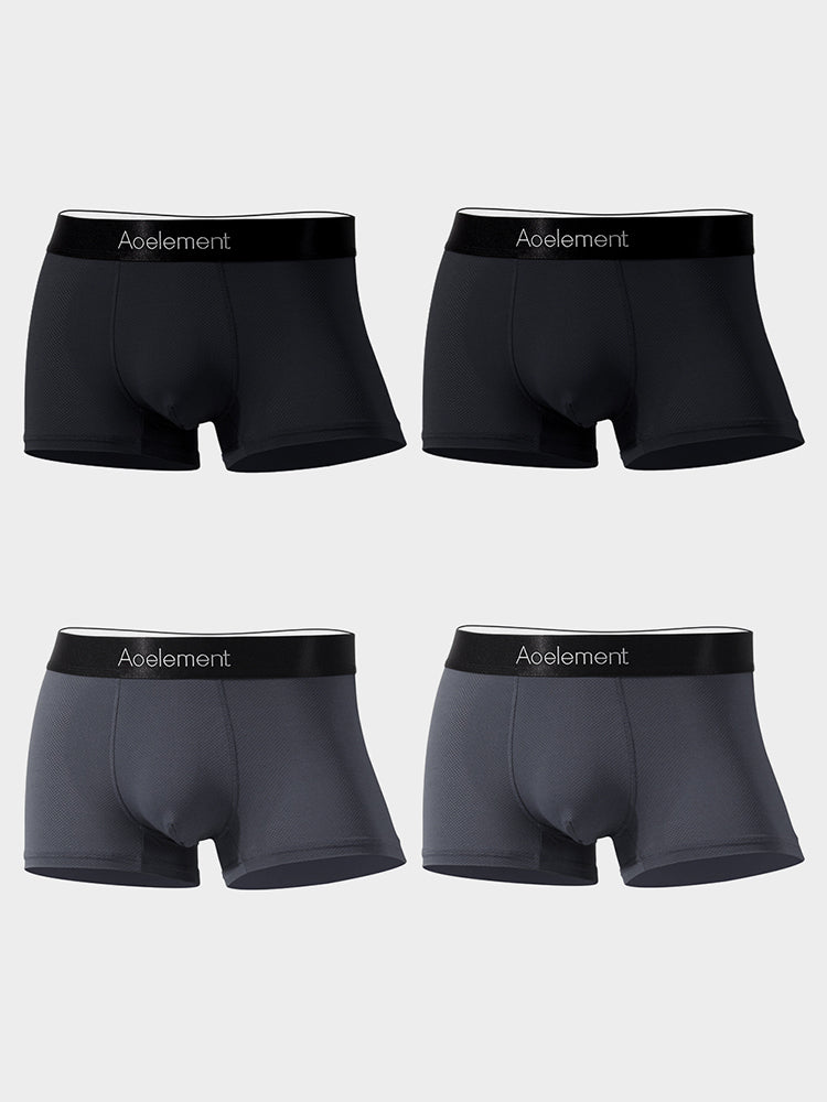 4 Pack Breathable Mesh Antibacterial Men's Underwear | dmunderwear detail image 7