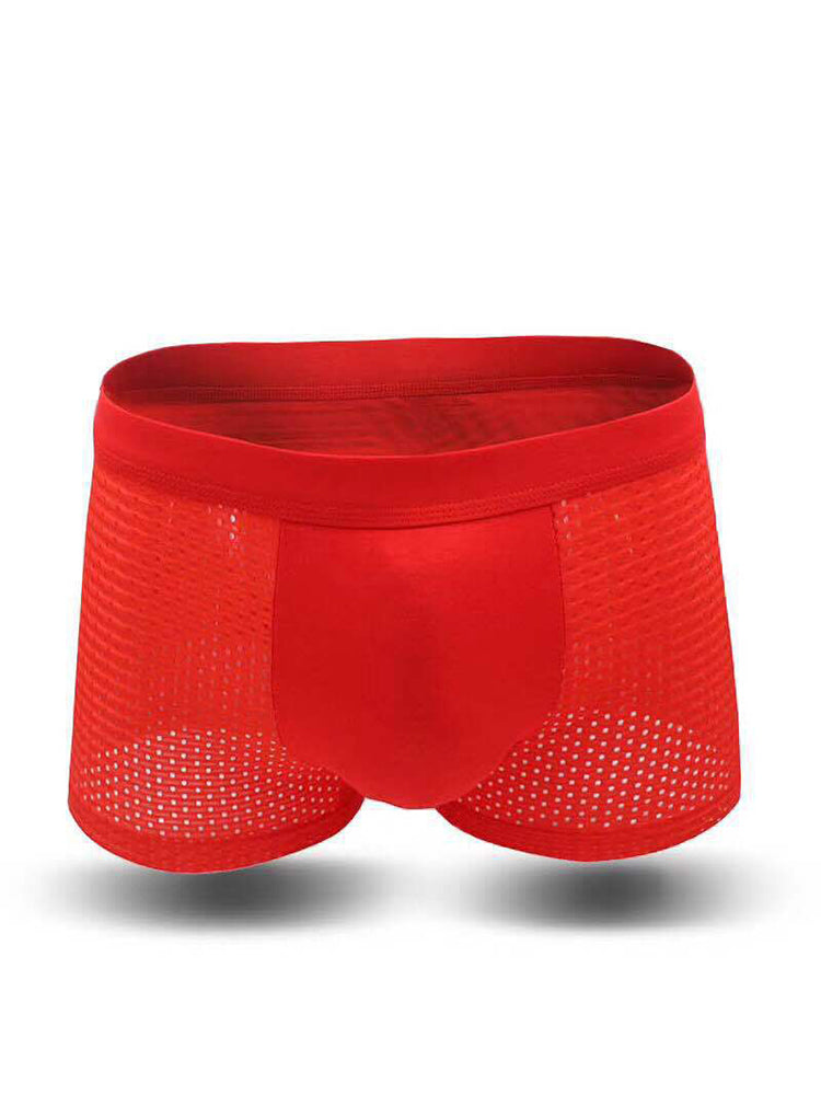 4 Pack Breathable Mesh Fabric Men's Underwear | dmunderwear detail image 19