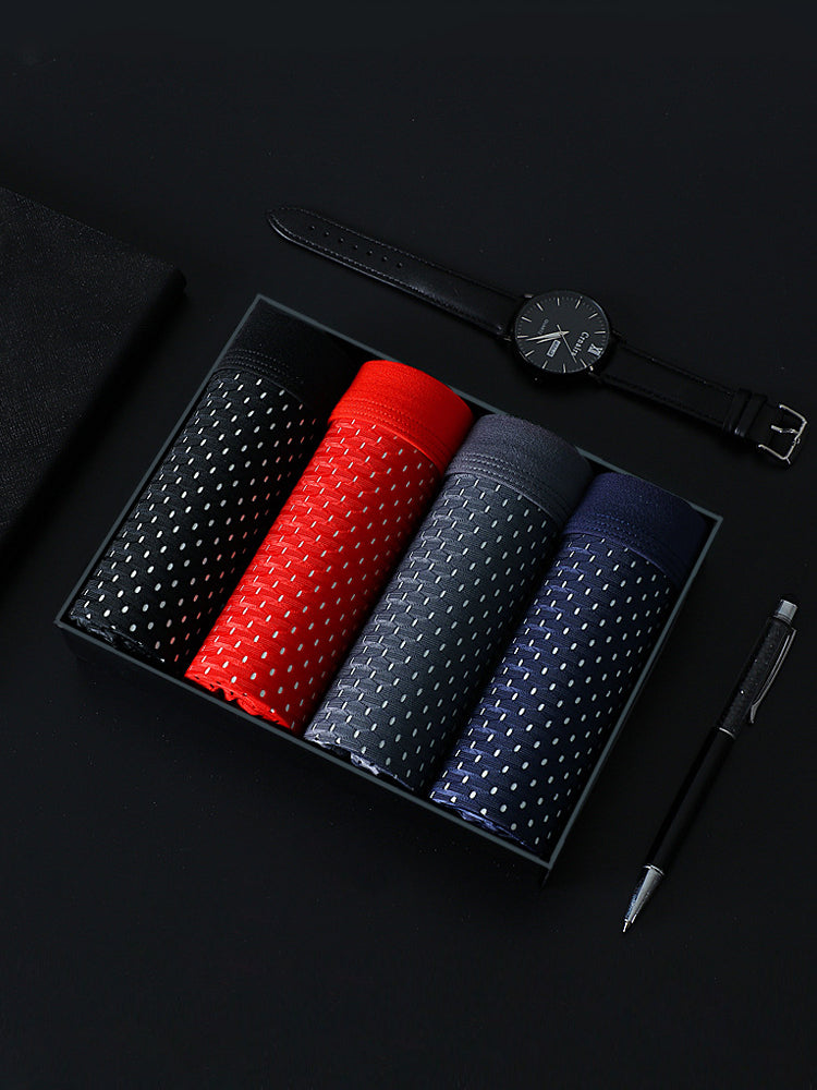 4 Pack Breathable Mesh Fabric Men's Underwear | dmunderwear detail image 7