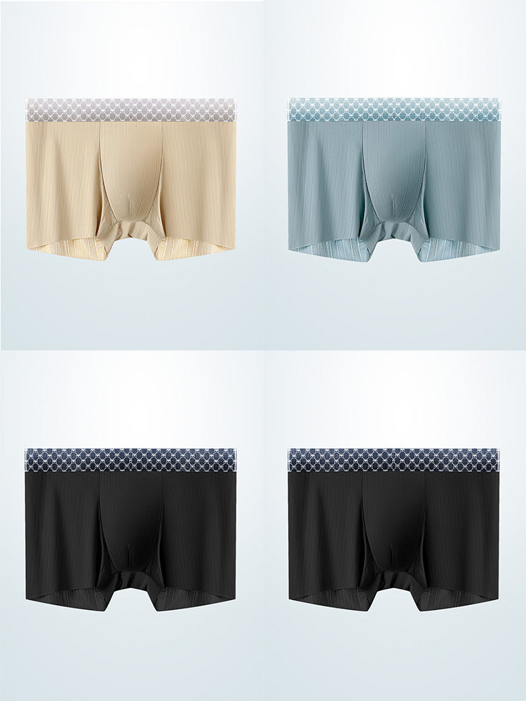 4 Pack Breathable Support Pouch Trunks For Men | dmunderwear detail image 17