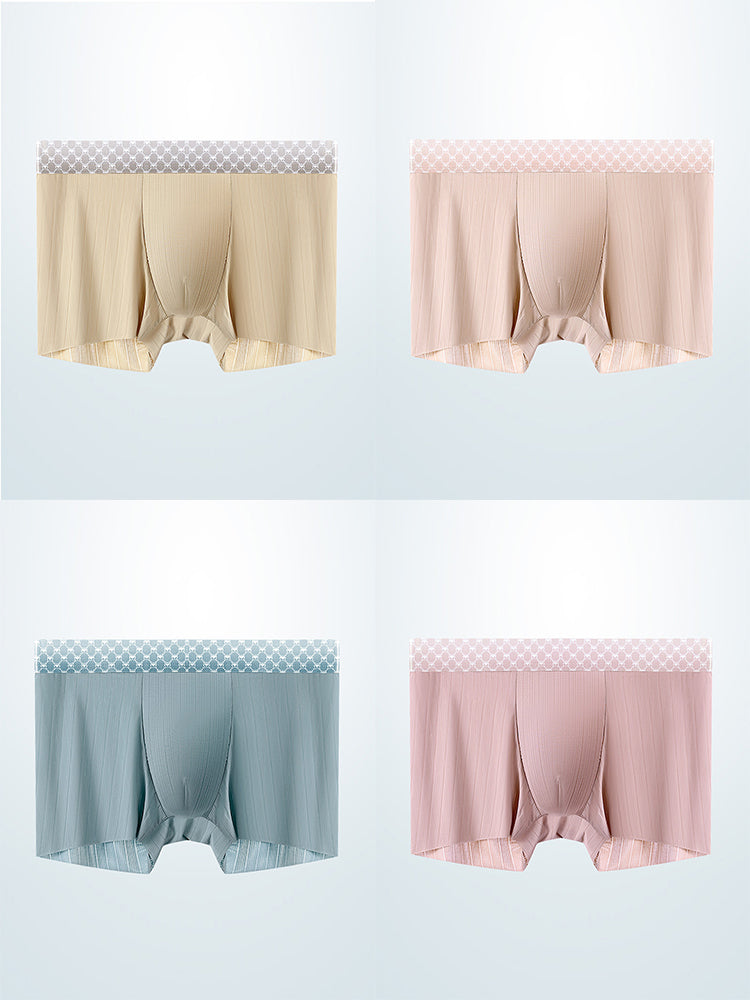 4 Pack Breathable Support Pouch Trunks For Men | dmunderwear detail image 19
