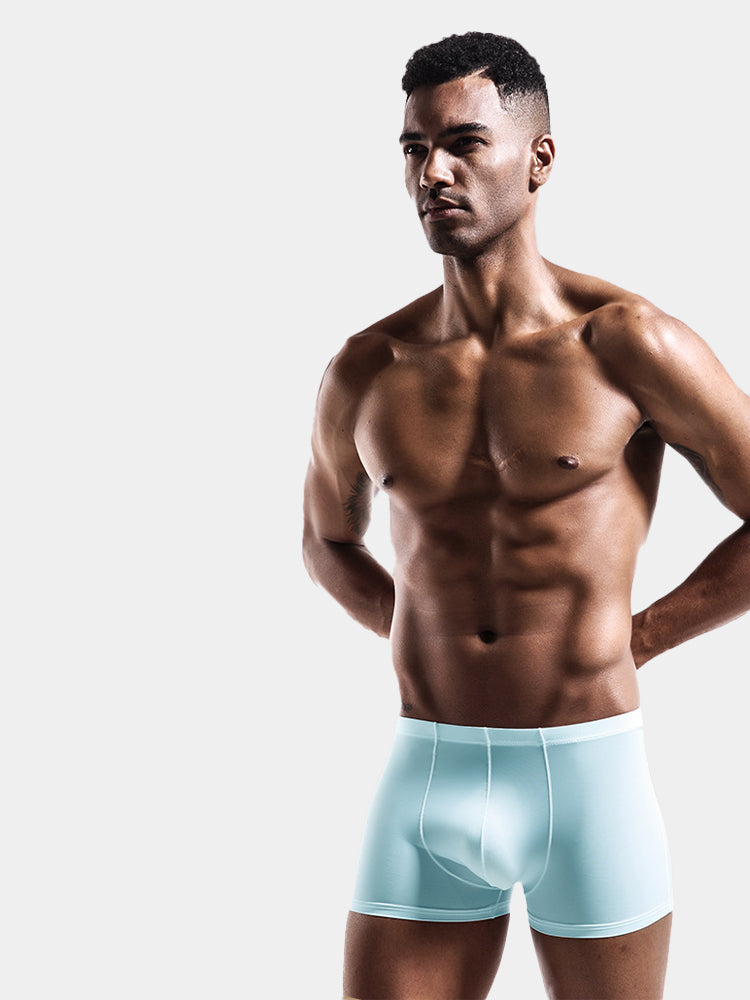 4 Pack Cooling Silk Bulge Pouch Men's Underwear | dmunderwear detail image 10