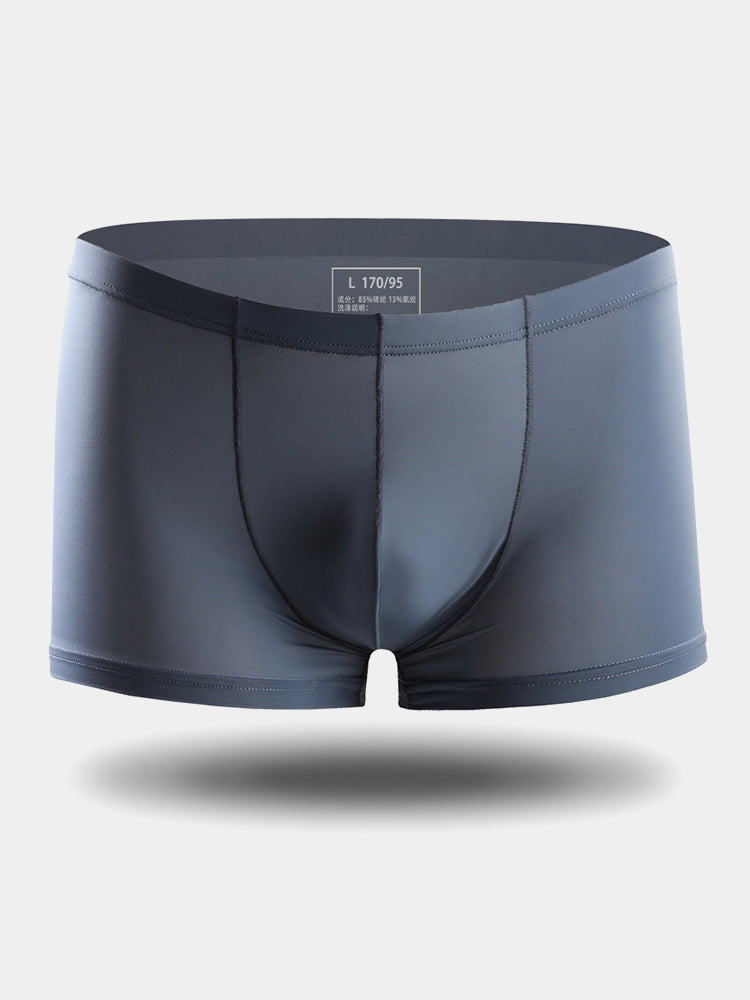 4 Pack Cooling Silk Bulge Pouch Men's Underwear | dmunderwear detail image 19