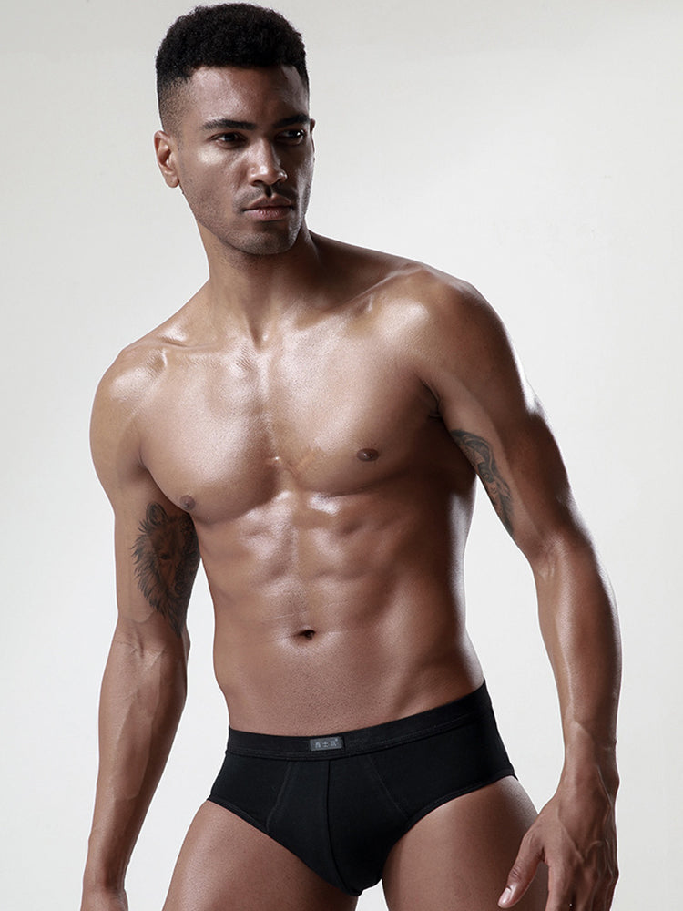 4 Pack Cotton Support U Convex Pouch Briefs | dmunderwear detail image 4