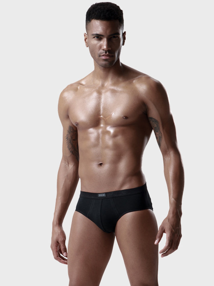 4 Pack Cotton Support U Convex Pouch Briefs | dmunderwear detail image 9