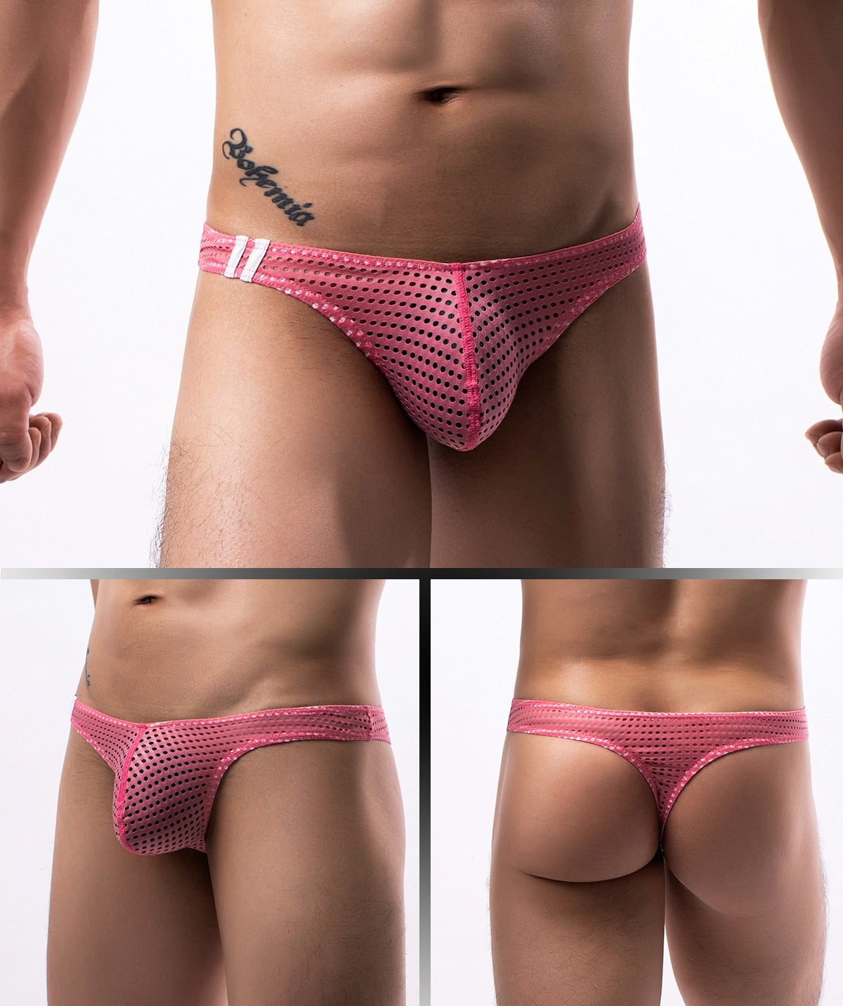 4 Pack Euphoria Thong | dmunderwear detail image 19