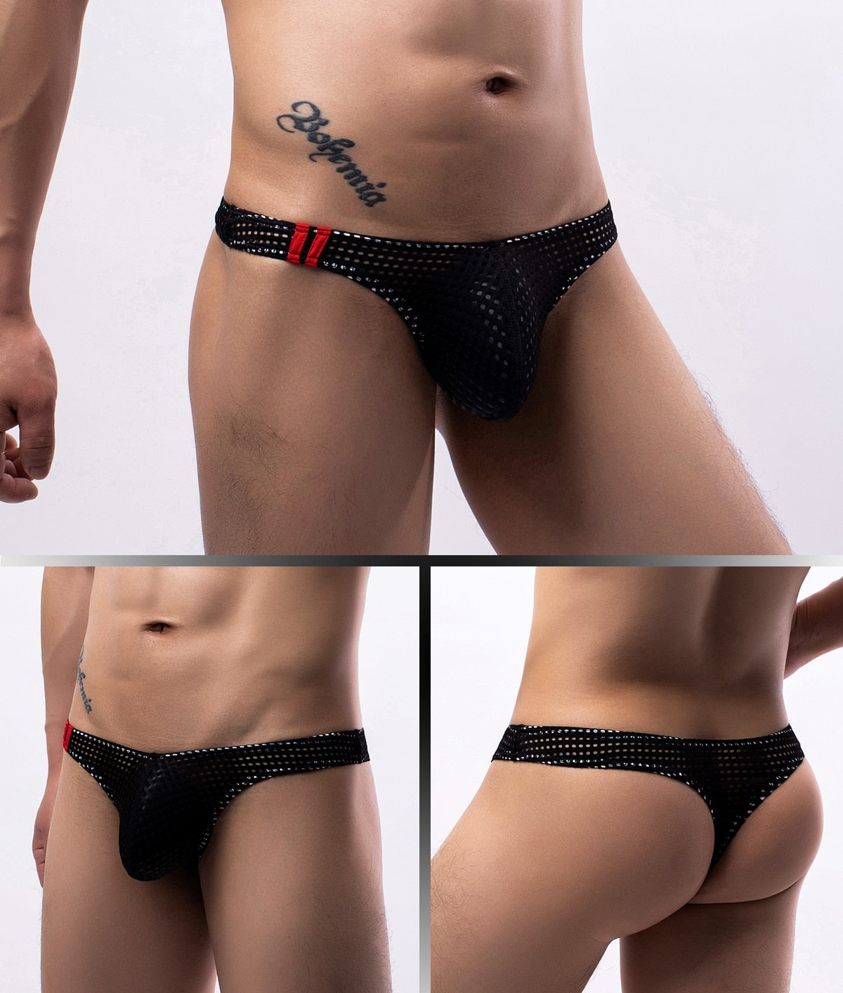 4 Pack Euphoria Thong | dmunderwear detail image 8
