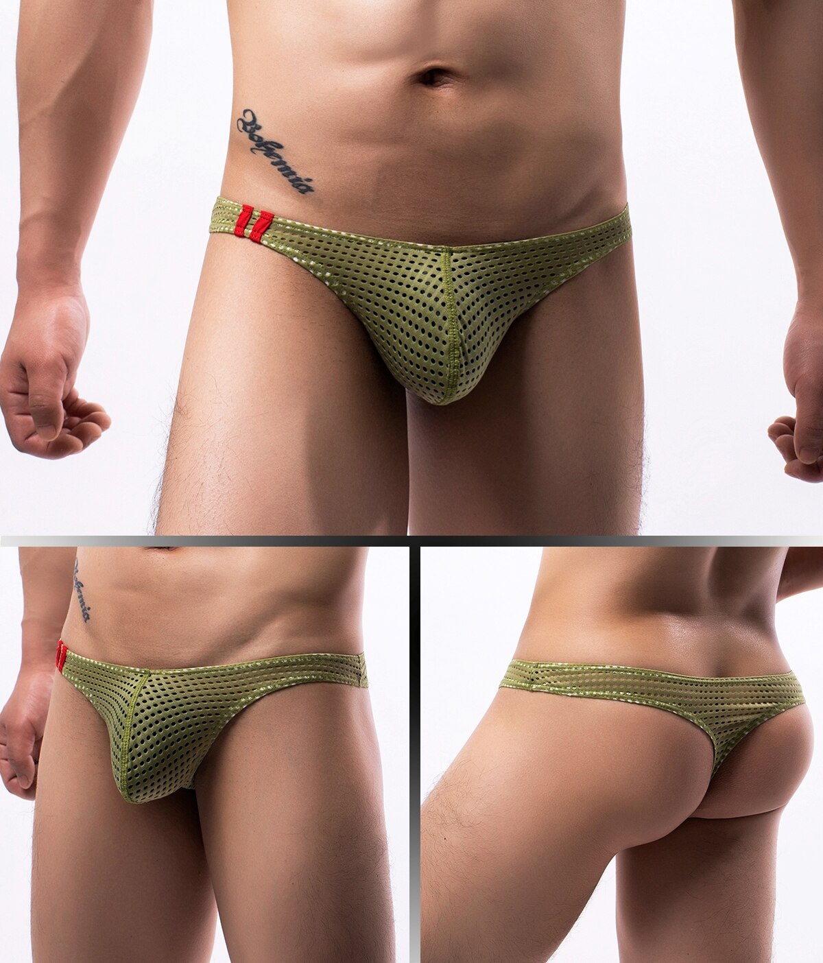 4 Pack Euphoria Thong | dmunderwear detail image 9