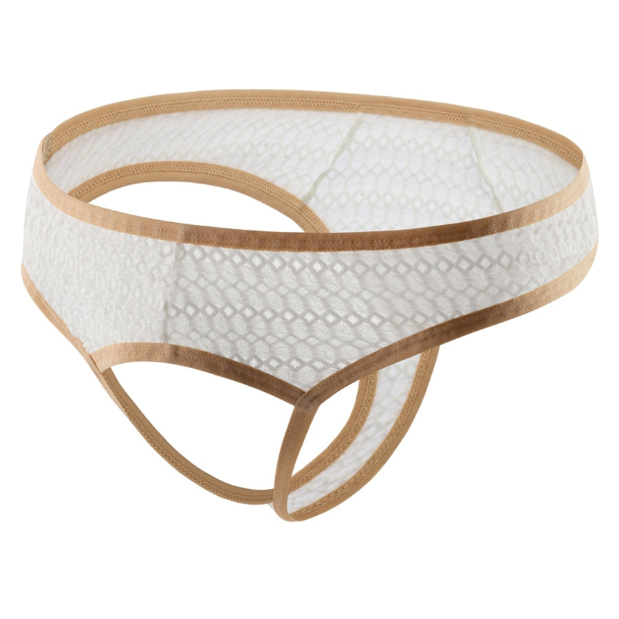 4 Pack Frontless Woven Bahama Thong | dmunderwear detail image 10