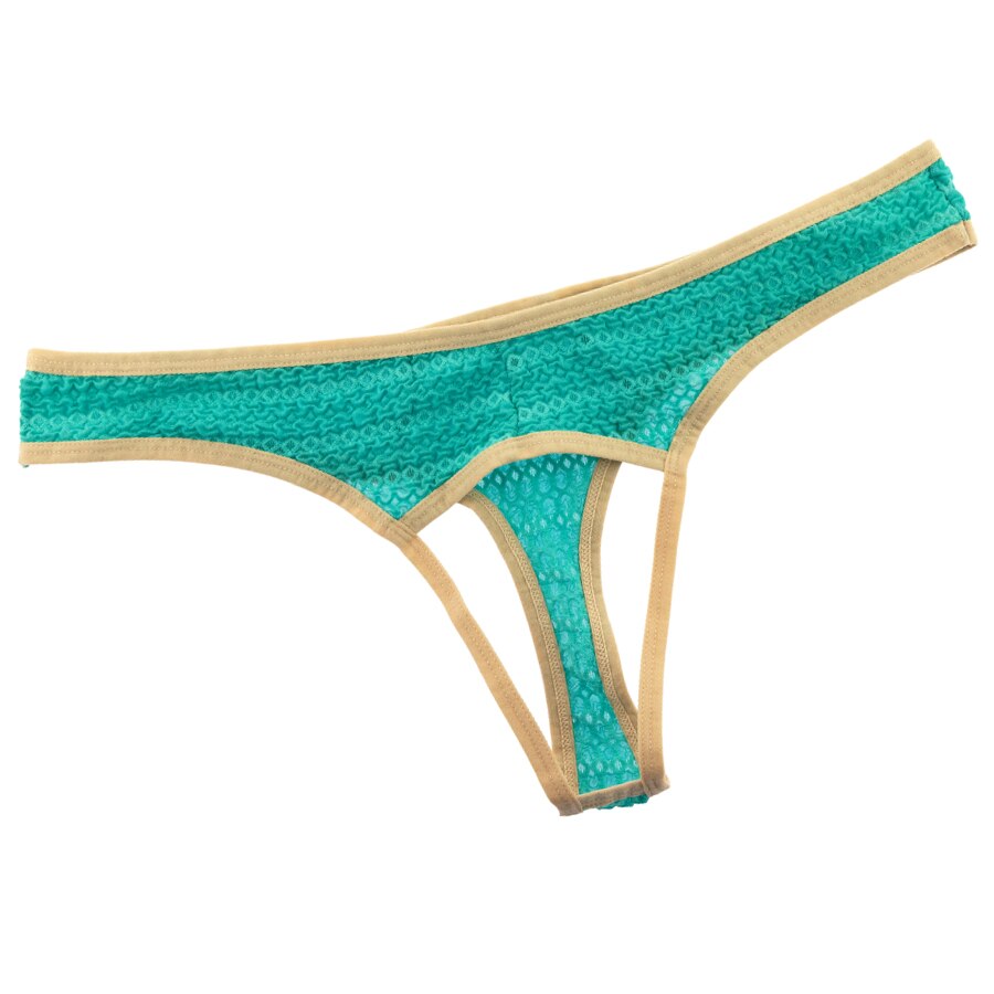 4 Pack Frontless Woven Bahama Thong | dmunderwear detail image 4