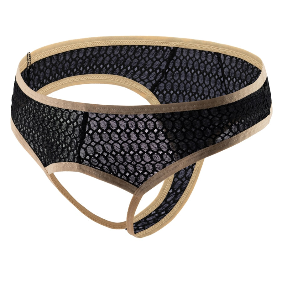 4 Pack Frontless Woven Bahama Thong | dmunderwear detail image 7