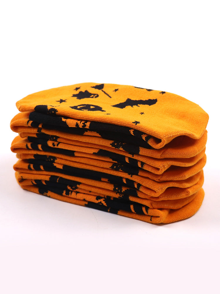 4 Pack Halloween Gift Socks Fun and Casual Cotton Crew Socks | dmunderwear detail image 11