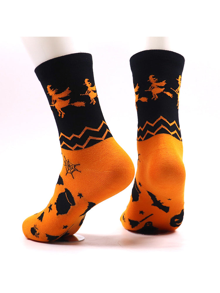 4 Pack Halloween Gift Socks Fun and Casual Cotton Crew Socks | dmunderwear detail image 8