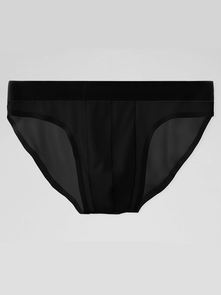 4 Pack Ice Silk Seamless Men's Briefs | dmunderwear detail image 15