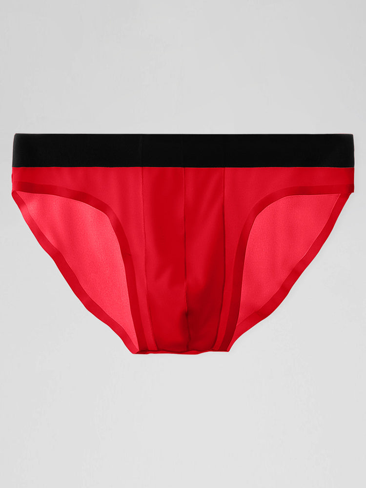 4 Pack Ice Silk Seamless Men's Briefs | dmunderwear detail image 17