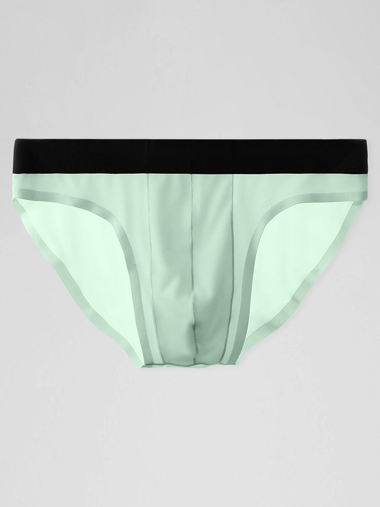 4 Pack Ice Silk Seamless Men's Briefs | dmunderwear detail image 18