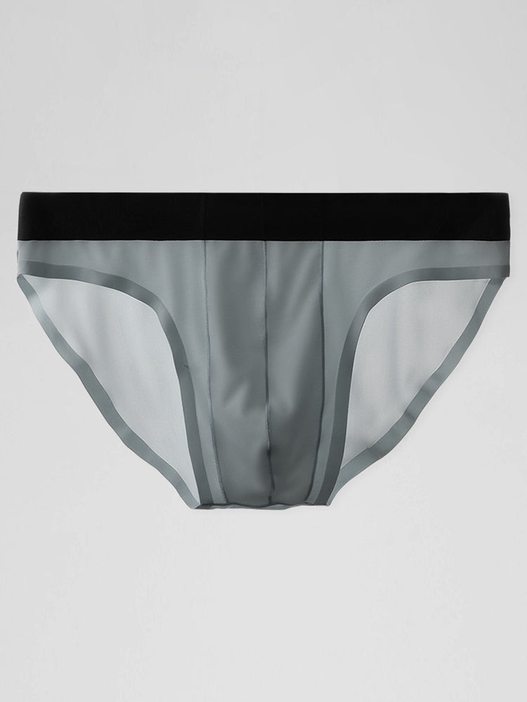 4 Pack Ice Silk Seamless Men's Briefs | dmunderwear detail image 19