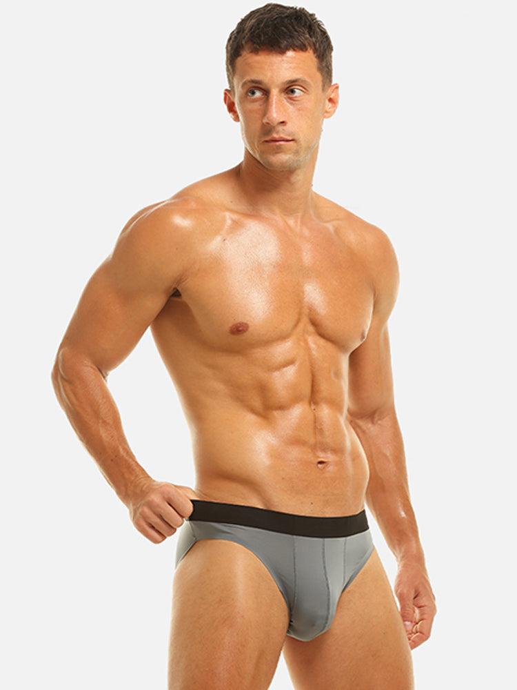 4 Pack Ice Silk Seamless Men's Briefs | dmunderwear detail image 6