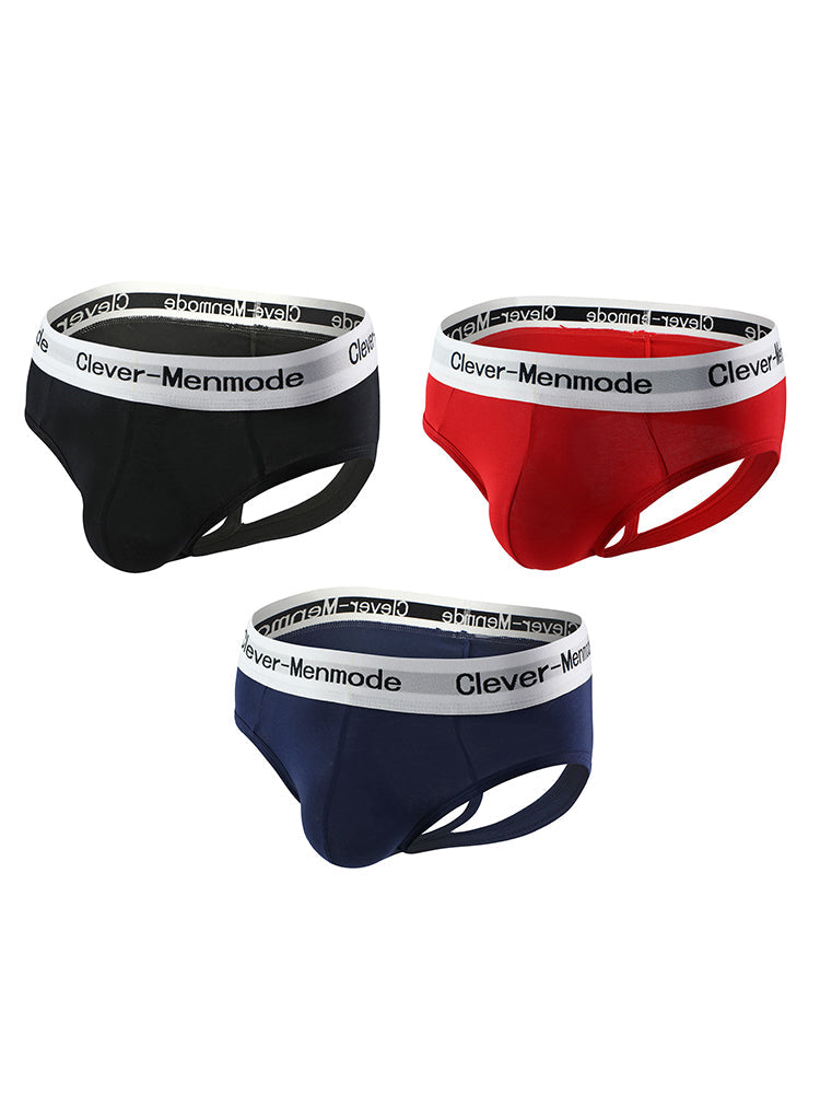 3 Pack Men's Low-Rise Sexy Cooling Airflow Quick-Absorb Lining Lightweight Jockstrap | dmunderwear detail image 9