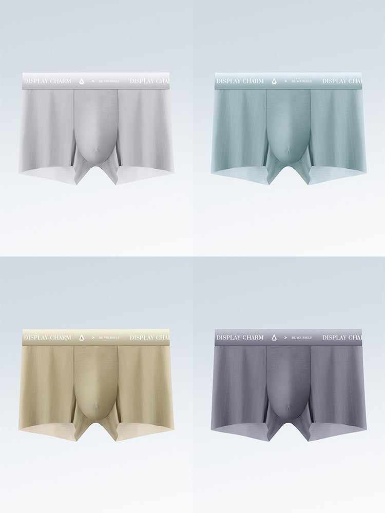 4 Pack Men's Air Pouch Mesh Trunks | dmunderwear detail image 2